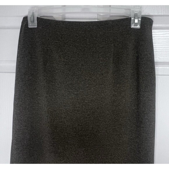 Y2K Bratz We Too Sportswear Taupe Green Maxi Skirt Side Slits Size L Large - Picture 3 of 7